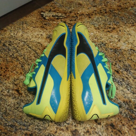 Puma Men's Invicto Sala Soccer Shoes 103241 08 Safety Yellow/Black Size 6.5 - Picture 7 of 12